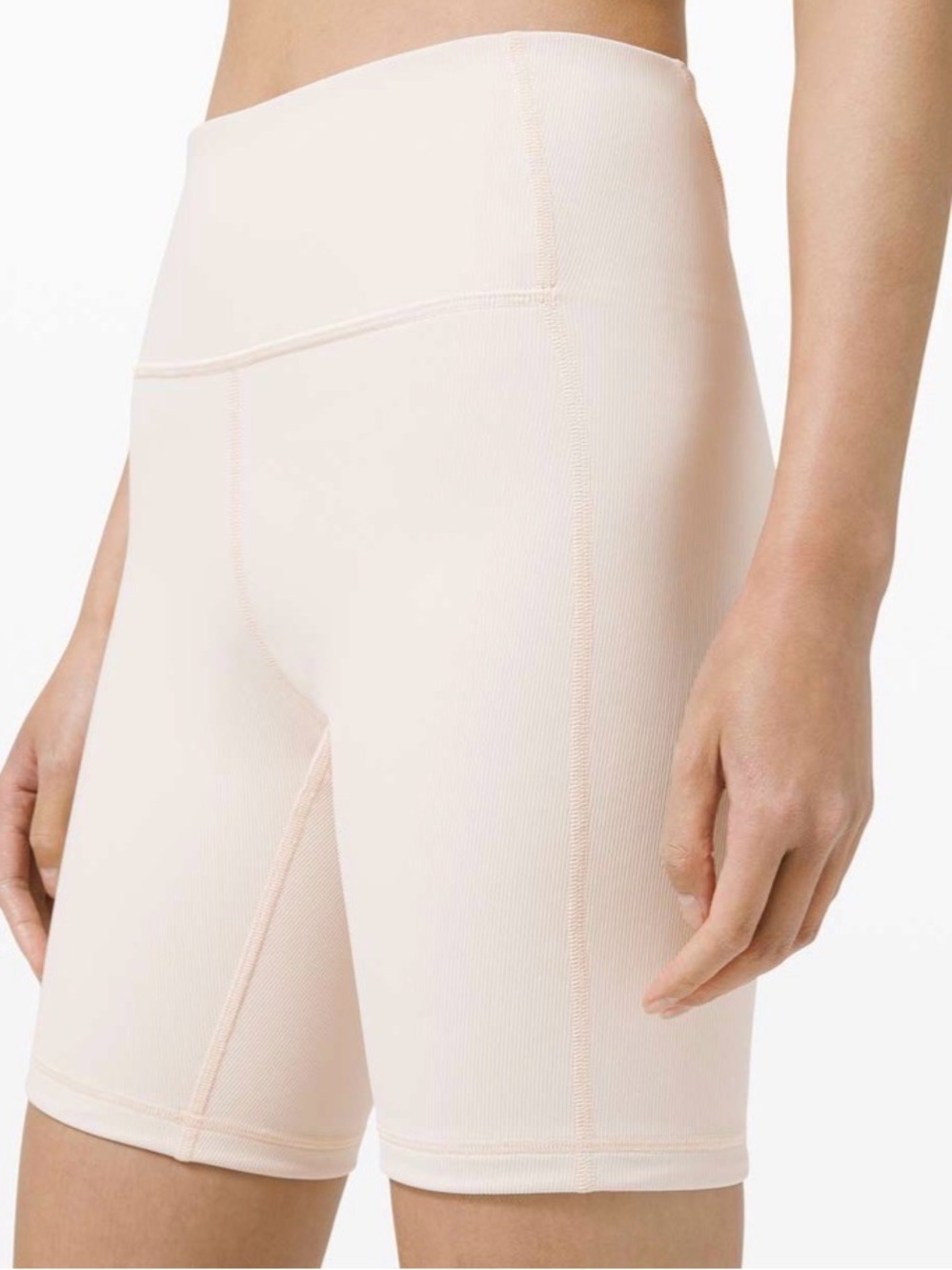 Lululemon Ribbed Contoured High-Rise Short 8"
